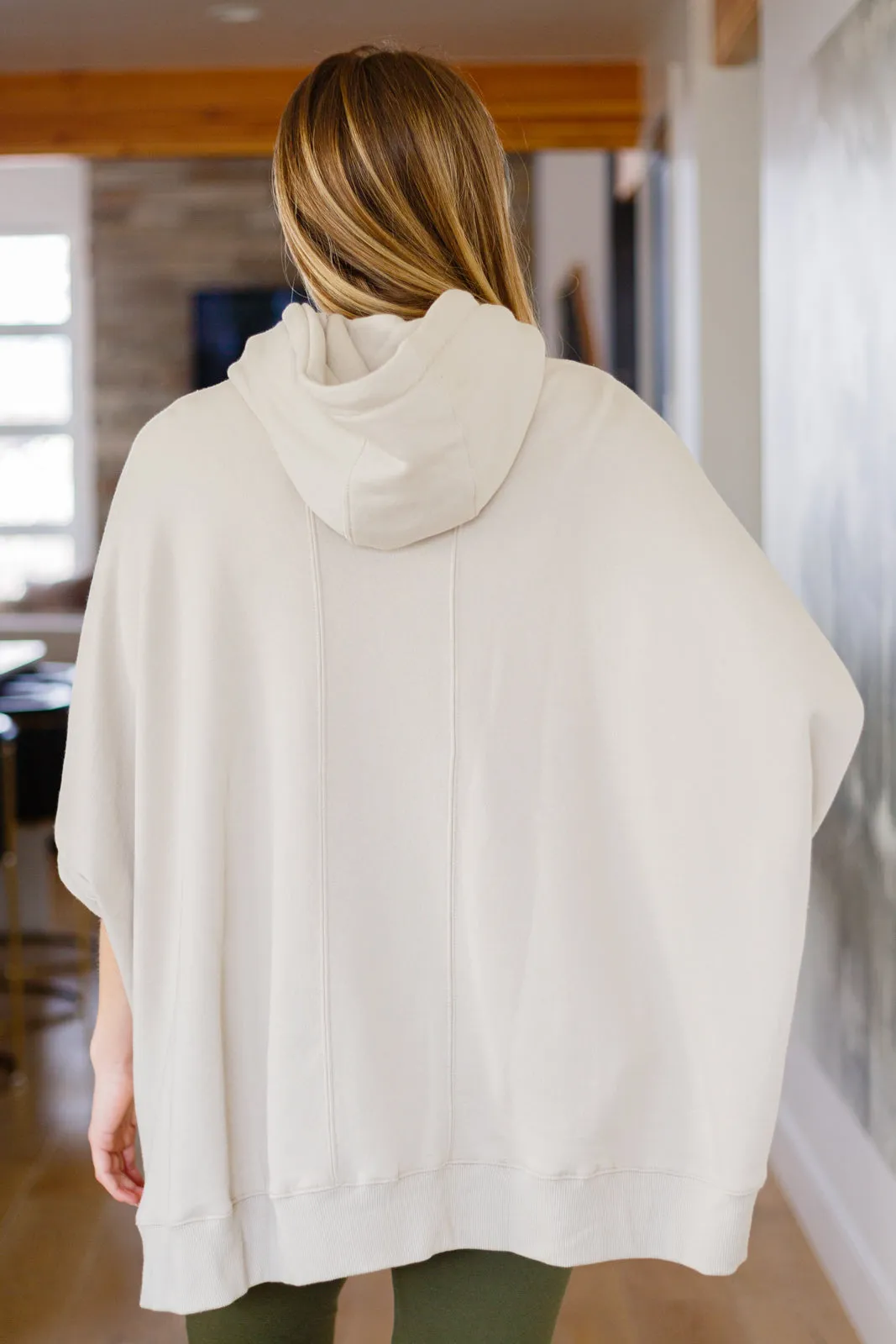 Adore You Oversized Hoodie in Tan