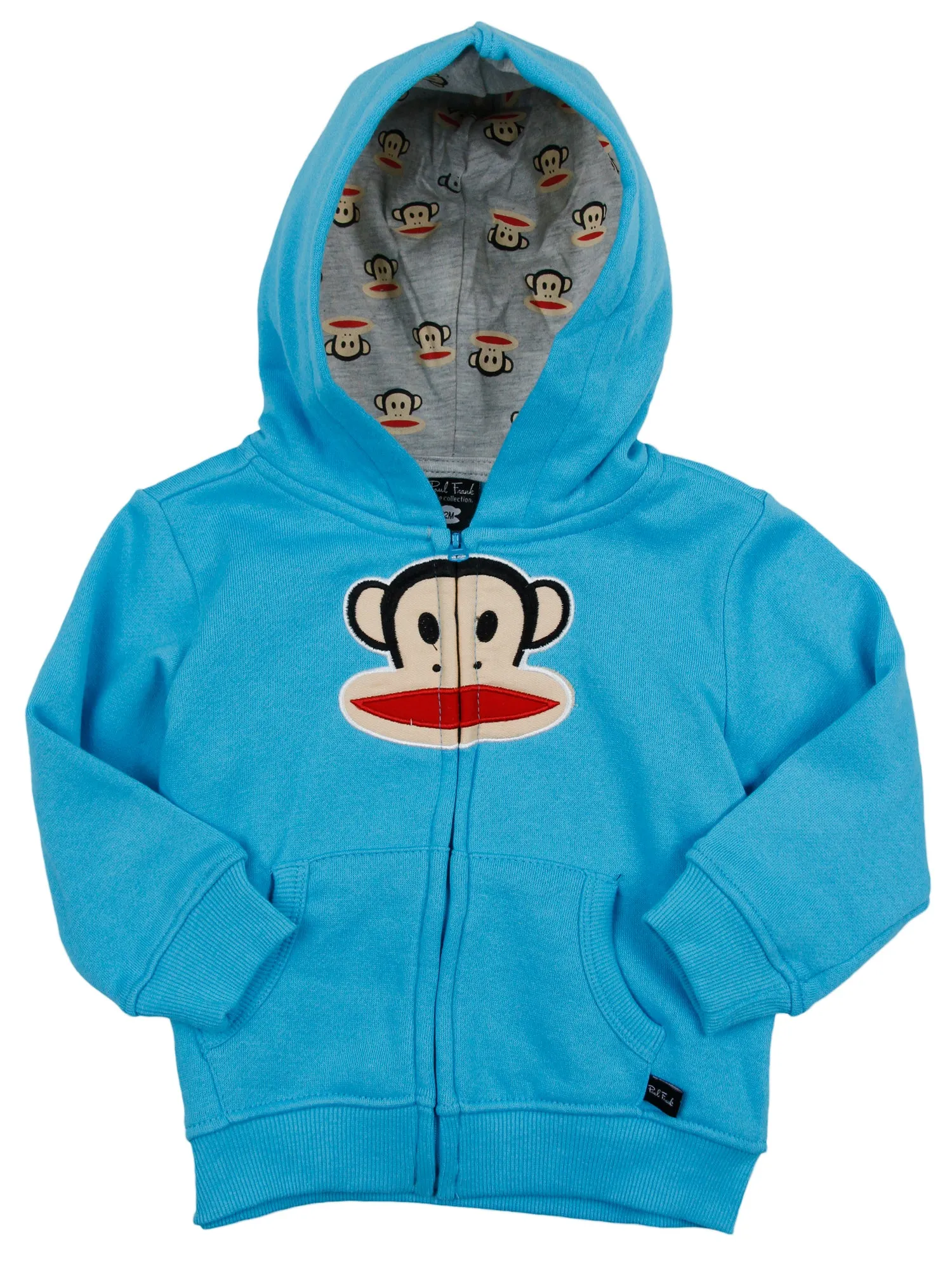 Paul Frank Infant Boy's Julius Core Classic Zip Up Sweater Hoodie, 2 Colors